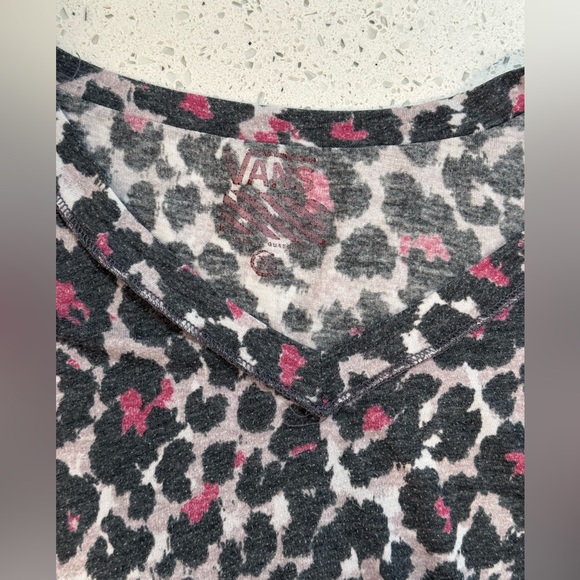 Vans Leopard Print Tee Shirt - Picture 4 of 4